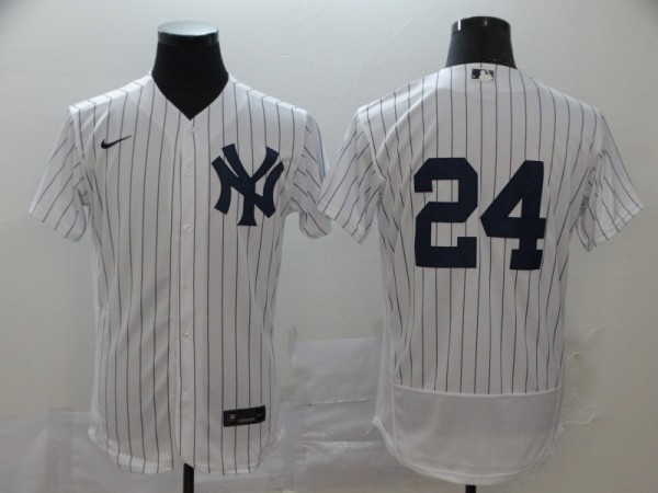 MLB New York Yankees #24 Gary Sánchez White Flex Base Stitched Jersey