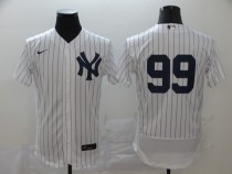 MLB New York Yankees #99 Aaron Judge White Flex Base Stitched Jersey