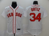 MLB Boston Red Sox #34 Ortiz White Flex Base Elite Jersey