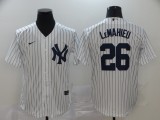 MLB New York Yankees #26 DJ LeMahieu White Game Nike Jersey