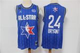 Men's NBA Los Angeles Lakers #24 Kobe Bryant Blue 2020 All-Star Stitched Jersey