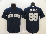 MLB New York Yankees #99 Aaron Judge Navy Blue Game Nike Jersey