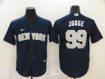 MLB New York Yankees #99 Aaron Judge Navy Blue Game Nike Jersey
