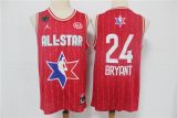 Men's NBA Los Angeles Lakers #24 Kobe Bryant Red 2020 All-Star Stitched Jersey