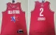 Men's NBA Clippers #2 Kawhi Leonard Red 2020 All-Star Stitched Jersey