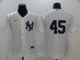 MLB New York Yankees #45 Gerrit Cole White Game Nike Jersey