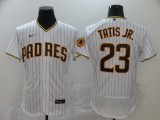 MLB San Diego Padres #23 Fernando Tatis Jr. White Flex Base Elite Jersey