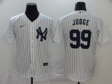 MLB New York Yankees #99 Aaron Judge White Game Nike Jersey