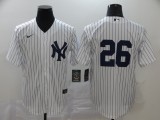 MLB New York Yankees #26 DJ LeMahieu White Game Nike Jersey