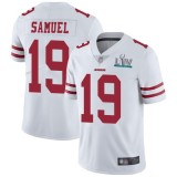 Men's San Francisco 49ers #19 Deebo Samuel White Super Bowl LIV Vaper Untouchable Limited Jersey