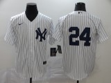 MLB New York Yankees #24 Gary Sánchez White Game Nike Jersey