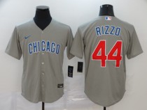 MLB Chicago Cubs #9 Javier Baez Grey Game Nike Jersey