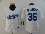 Youth MLB Los Angeles Dodgers #35 Cody Bellinger White Game Nike Jersey