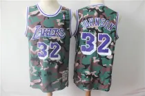 NBA Los Angeles Lakers #32 Johnson 2019 new Woodland Camo jersey
