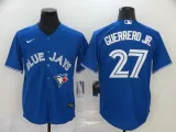 MLB Toronto Blue Jays #27 Guerrero Jr Blue Game Nike Jersey
