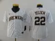 Youth MLB Milwaukee Brewers #22 Christian Yelich White Game Nike Jersey