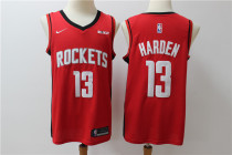 NBA Rockets 13 James Harden Red Nike Swingman Men Jersey