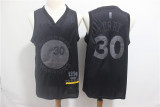 Warriors #30 Stephen Curry 2019 new black MVP Honorary Edition Jersey