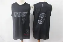 Nike 2018-19 NBA Miami Heat Dwyane Wade 2019 new black MVP Honorary Edition Jersey