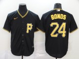 MLB Pittsburgh Pirates #24 Bonds Black Game Nike Jersey