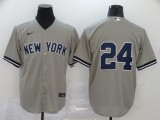 MLB New York Yankees #24 Gary Sánchez Grey Game Nike Jersey