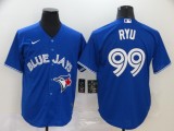 MLB Toronto Blue Jays #99 Ryu Blue Game Nike Jersey