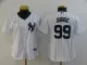 Women MLB New York Yankees #99 Aaron Judge White Game Nike Jersey