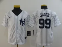 Youth MLB New York Yankees #99 Aaron Judge White Game Nike Jersey