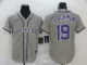 MLB Colorado Rockies #19 Blackmon Grey Nike Game Jersey
