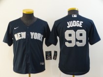 Youth MLB New York Yankees #99 Aaron Judge Blue Game Nike Jersey