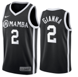 NBA Los Angeles Lakers #2 Gianna Bryant“Mamba” Black Stitched Jersey