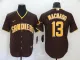 MLB San Diego Padres #13 Manny Machado Coffee Game Nike Jersey