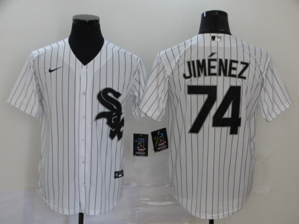 MLB Chicago White Sox #74 Jimenez White Game Nike Jersey