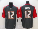 Tampa Bay Buccaneers #12 Brady Grey Vapor Untouchable Limited Jersey