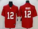 Tampa Bay Buccaneers #12 Brady Red Vapor Untouchable Limited Jersey