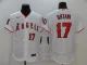 MLB Los Angeles Angels #17 Ohtani White Flex Base Elite Jersey