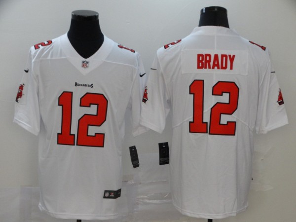 Tampa Bay Buccaneers #12 Brady White Vapor Untouchable Limited Jersey