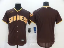 Men's San Diego Padres Blank Coffee Flex Base Elite Jersey