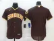 Men's San Diego Padres Blank Coffee Flex Base Elite Jersey