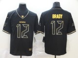 Tampa Bay Buccaneers #12 Brady 2020 Black Golden Edition Limited Jersey