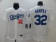 MLB Los Angeles Dodgers #32 Koufax White Flex Base Elite Jersey