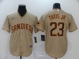 MLB San Diego Padres Tan Brown #23 Fernando Tatis Jr. Game Nike Jersey
