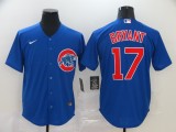 MLB Chicago Cubs #17 Bryant Blue Game Nike Jersey