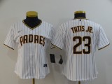 Women MLB San Diego Padres #23 Fernando Tatis Jr. White Game Nike Jersey