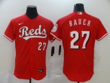 MLB Cincinnati Reds #27 Bauer Red Flex Base Elite Jersey