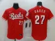 MLB Cincinnati Reds #27 Bauer Red Flex Base Elite Jersey