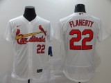 MLB Cardinals #22 Flaherty White Flex Base Elite Jersey