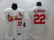 MLB Cardinals #22 Flaherty White Flex Base Elite Jersey