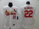 MLB Cardinals #22 Flaherty White Flex Base Elite Jersey