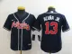 Youth MLB Atlanta Braves #13 Ronald Acuña Jr Blue Game Nike Jersey